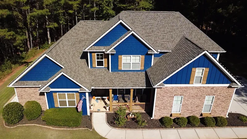 Craftsman home with a new roof installed by GSP Exterior Works
