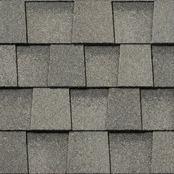 Pewter gray architectural asphalt shingle color blend